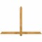 Ekena Millwork Eugene Rough Sawn Timber Gable Bracket, Western Red Cedar, 72"W x 48"H x 2"D x 4"F, 16/12 Pitch GBW072X48X0204EUG00RWR - alternate 1